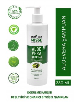 Aloe Vera Şampuan Keratin Provitamin B5 Doğal Şampuan 330 Ml 