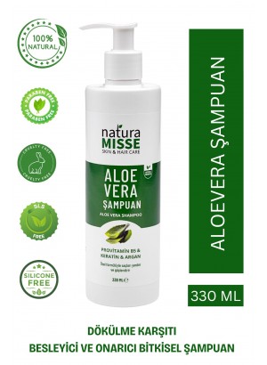 Aloe Vera Şampuan Keratin Provitamin B5 Doğal Şampuan 330 Ml 