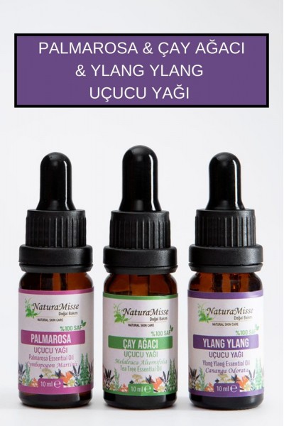 Çay Ağacı- Ylang - Palmarosa Uçucu Yağı