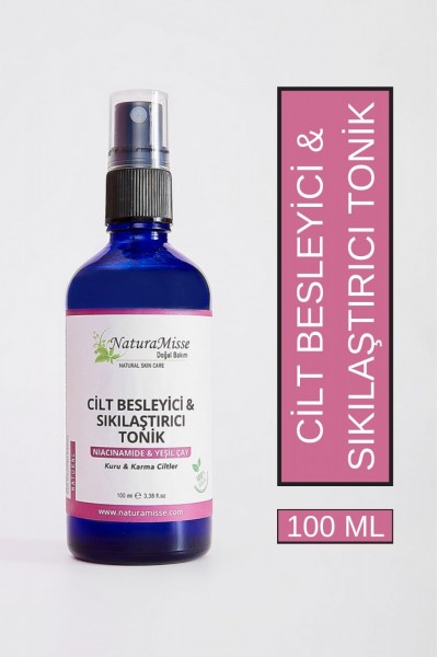 Cilt Besleyici & Sıkılaştırıcı Tonik 100 Ml Doğal & Gözenek Sıkılaştırıcı- Cilt Temizleyici