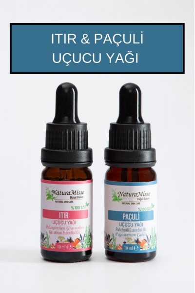 Itır Uçucu Yağı- Paçuli Yağı %100 Saf (2x10 Ml)