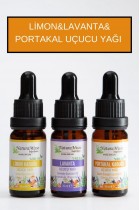 Limon Uçucu Yağı- Lavanta Uçucu Yağı- Portakal Yağı %100 SAF DOĞAL