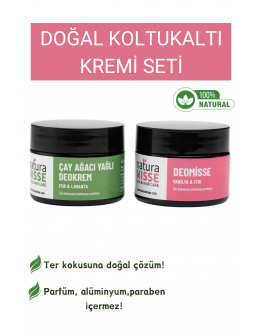 Doğal Koltuk Altı Kremi SET DEOKREM 50 Ml- DEOMİSSE 50 Ml 