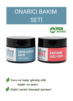 Onarıcı Bakım Seti Kantaron Yağlı krem 50 Ml Ve Topuk Çatlak Kremi 50 Ml