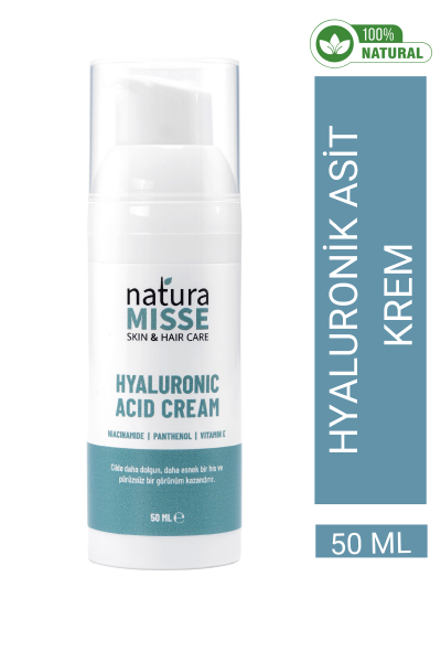 Hyaluronic Asit Krem 50 Ml Cilt Dolgunlaştırıcı Yoğun Nemlendirici- Kırışıklık Karşıtı- Leke Karşıtı