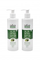 2 Adet Aloe vera Özlü & Keratinli Doğal Şampuan 660 Ml